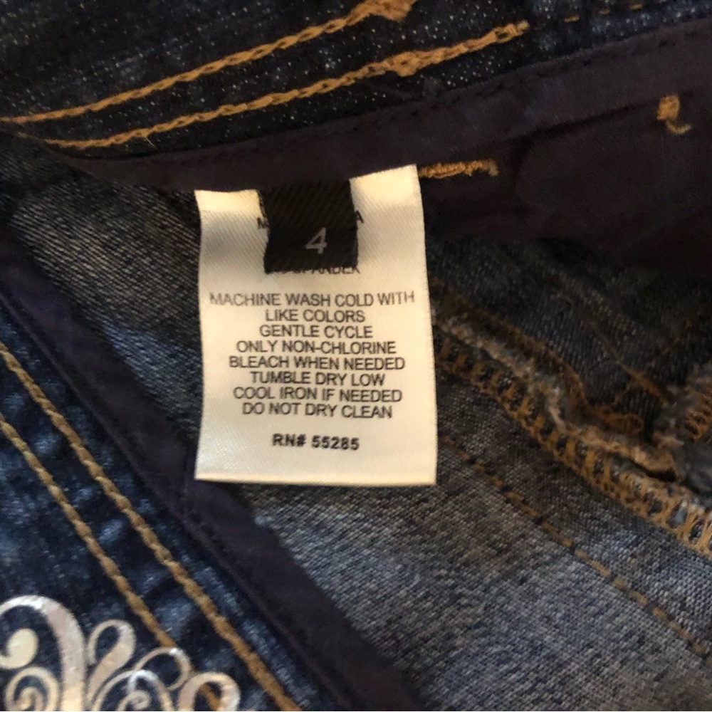 EUC Express  Blue Denim Shorts - Picture 4 of 4